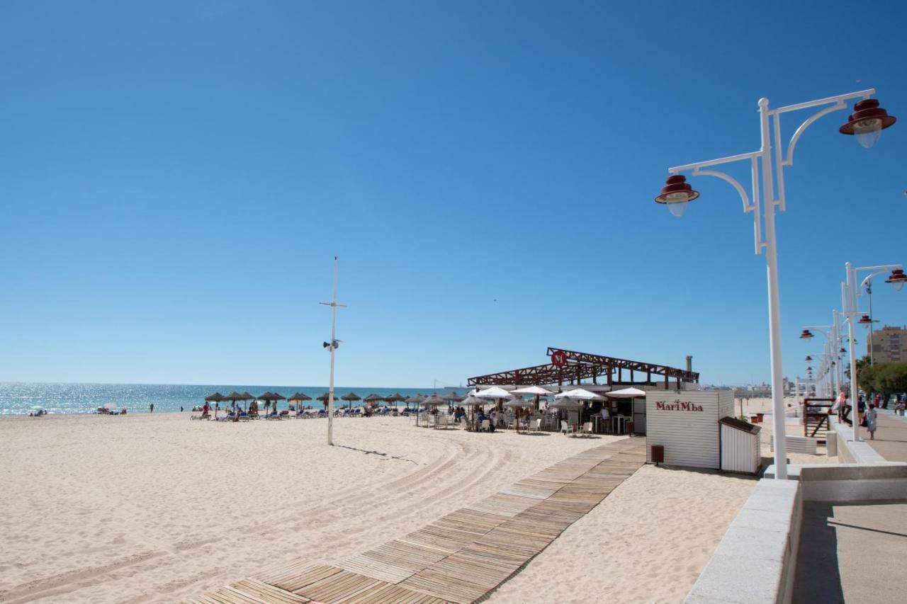 Apartamento El Rayo Verde Cádiz Exteriör bild